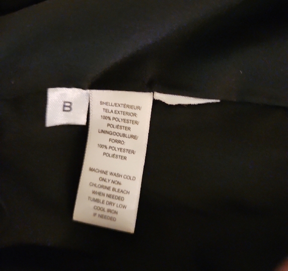 LOFT Black and White Geometric A-Line Skirt - Picture 5 of 5